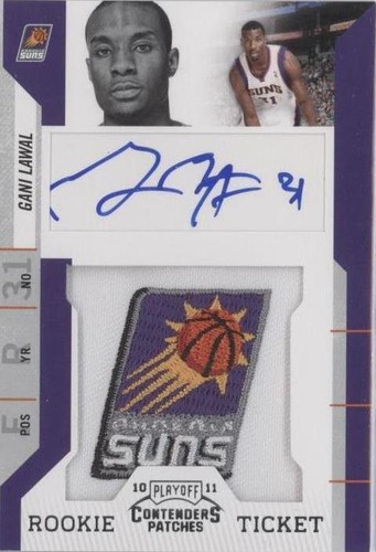 2010-11 Playoff Contenders Patches - Gani Lawal #135