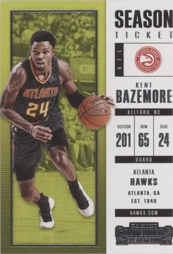 2017-18 Panini Contenders - Kent Bazemore #79