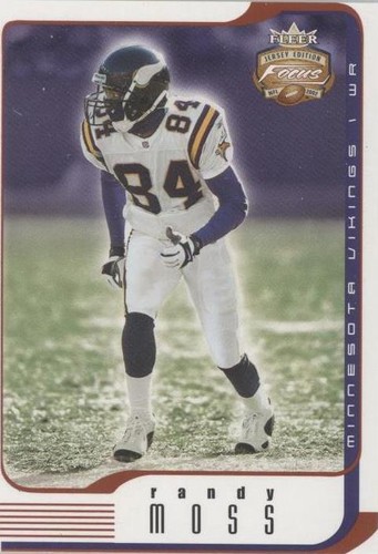 2002 Fleer Focus Jersey Edition Randy Moss #45