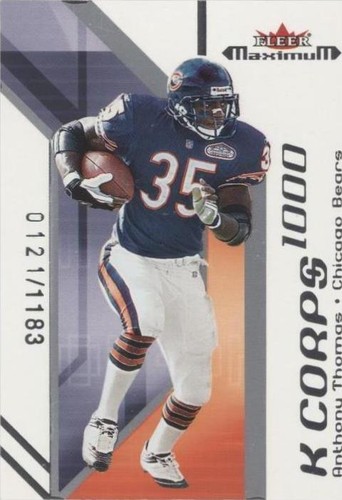 2002 Fleer Maximum Anthony Thomas #39 KC
