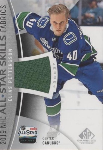 2019-20 Upper Deck SP Game Used - Elias Pettersson #AS-EP