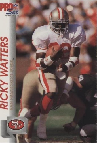1992 Pro Set Ricky Watters #652