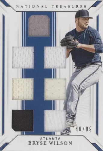 2019 Panini National Treasures - Bryse Wilson #GGMS-BW