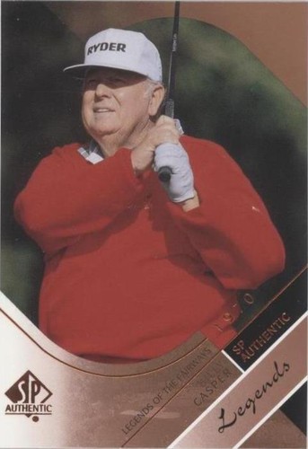 2003 SP Authentic - Billy Casper #37