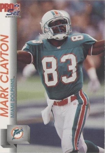 1992 Pro Set Mark Clayton #555
