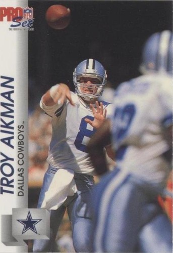 1992 Pro Set Football Troy Aikman #473 NM/MT Dallas Cowboys | eBay