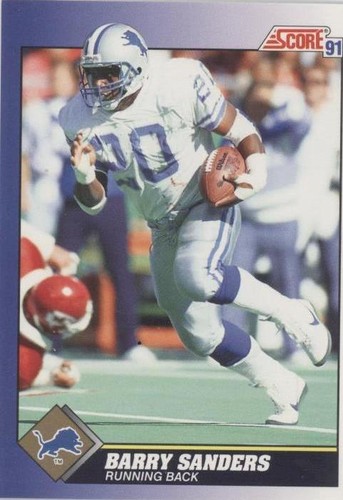 1991 Score Barry Sanders #20