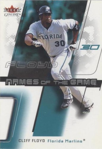 2002 Fleer Genuine - Cliff Floyd #NG21