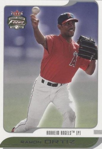 2002 Fleer Focus Jersey Edition - Ramon Ortiz #124