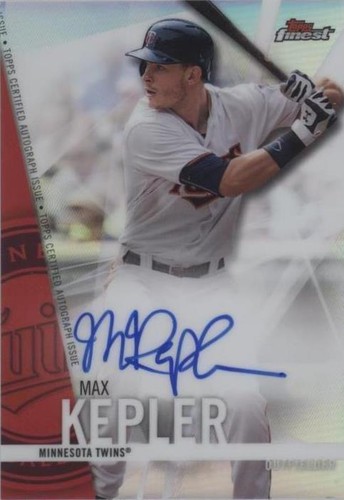 2017 Topps Finest - Max Kepler #FA-MK