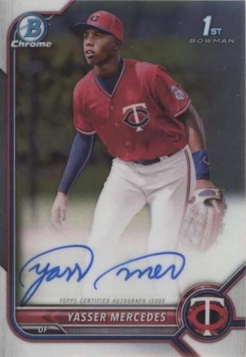 2022 Bowman Chrome - Yasser Mercedes #CPA-YMS