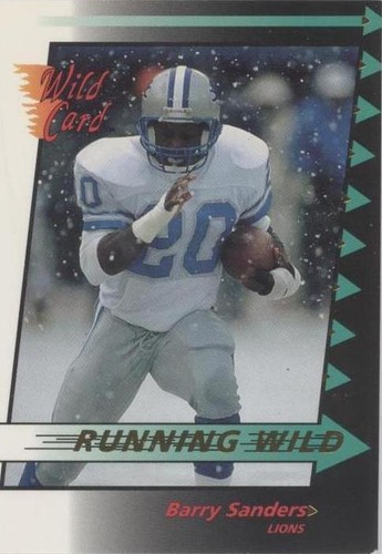 1992 Wild Card Barry Sanders #28