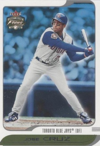 2002 Fleer Focus Jersey Edition - Jose Cruz #62