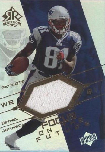 2004 Upper Deck Reflections Bethel Johnson #FO-BJ