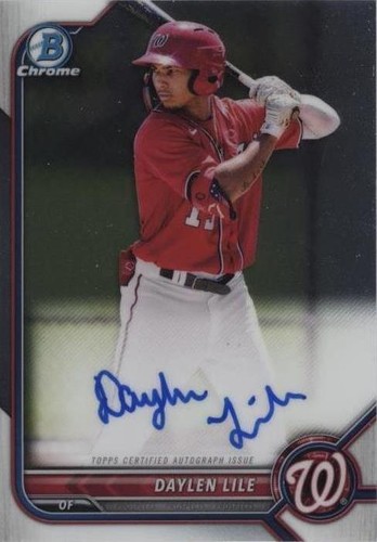 2022 Bowman Chrome - Daylen Lile #CPA-DL