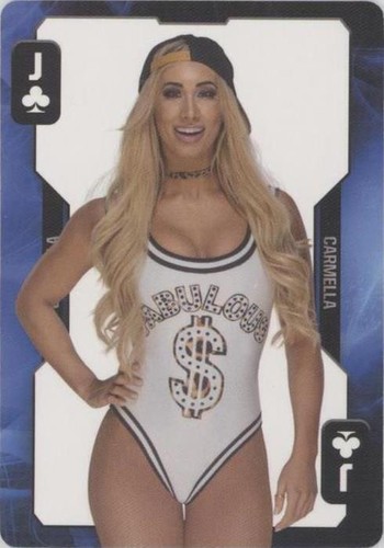 2019 Aquarius WWE Divas Evolution Playing Cards - Carmella #JC