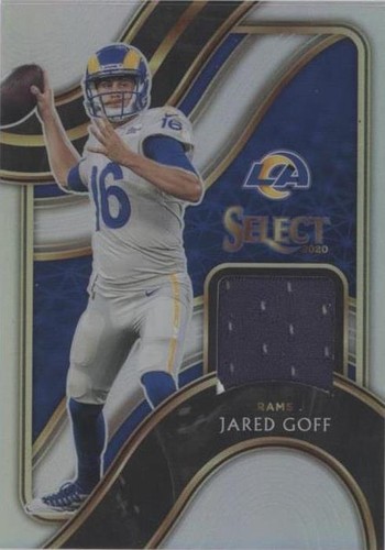 JARED GOFF RAMS 2020 PANINI SELECT SILVER/PRIZM CONCOURSE LEVEL
