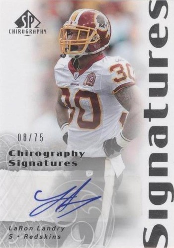 2007 SP Chirography LaRon Landry #CS-LL