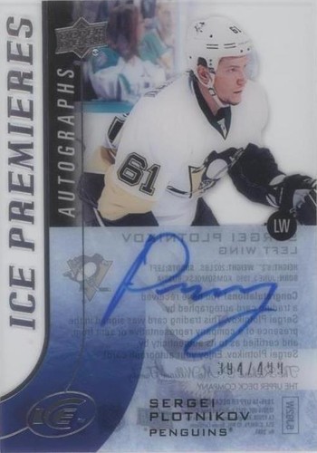 2015-16 Upper Deck Ice - Sergei Plotnikov #IPA-SP
