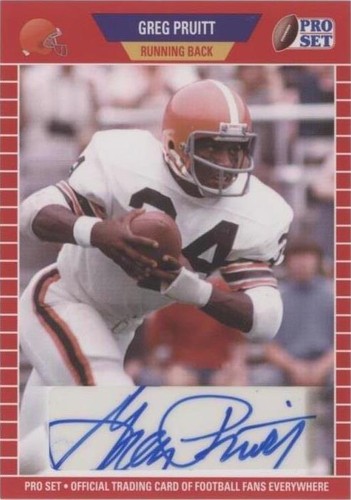 2021 Leaf Pro Set Sports Greg Pruitt #PSA-GP1