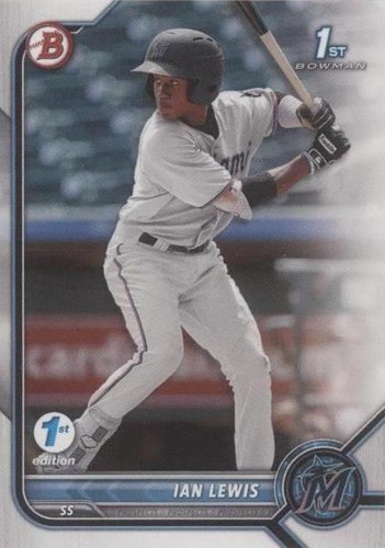 2022 Bowman 1st Edition - Ian Lewis #BPPF-96