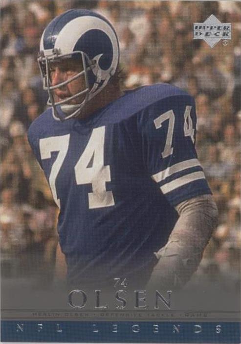 2000 Upper Deck Legends Merlin Olsen #80