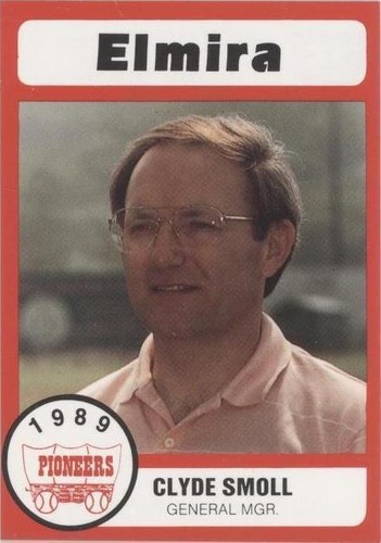 1989 Bill Pucko Elmira Pioneers - Clyde Smoll #25