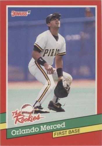 1991 Donruss The Rookies - Orlando Merced #22
