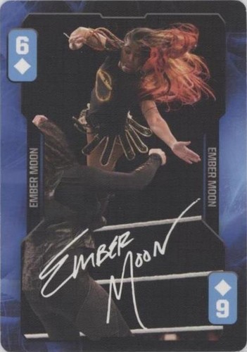 2019 Aquarius WWE Divas Evolution Playing Cards - Ember Moon #6D