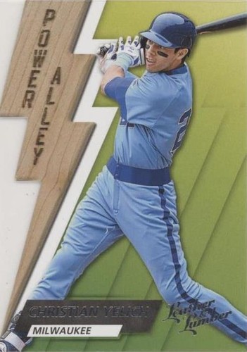 2019 Panini Leather & Lumber - Christian Yelich #PA-3