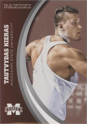 2016 Panini Mississippi State Bulldogs Tautvydas Kieras #46