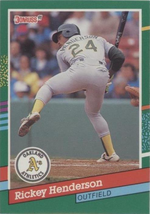 Donruss 1991 - Rickey Henderson #648