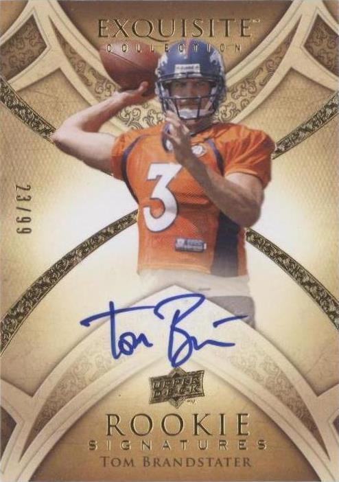 2009 Upper Deck Exquisite Collection Tom Brandstater #131