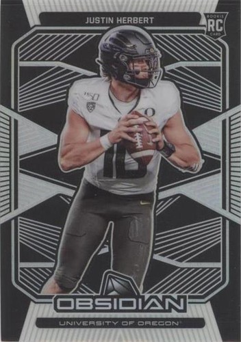 2020 Panini Obsidian Draft Picks Justin Herbert #2