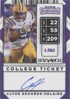 2020 Panini Contenders Draft Picks Clyde Edwards-Helaire #125