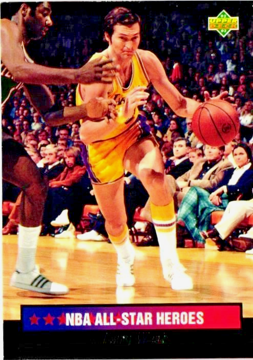 1992 Upper Deck NBA All-Star Heroes #10 Jerry West - Los