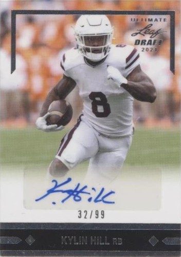 2021 Leaf Ultimate Draft Kylin Hill #GLR-KH1