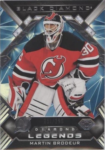 2022-23 Upper Deck Black Diamond - Martin Brodeur #BDL-BR