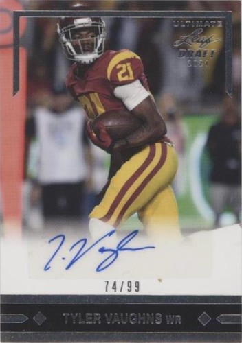 2021 Leaf Ultimate Draft Tyler Vaughns #GLR-TV1