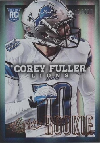 2013 Panini Absolute Corey Fuller #117