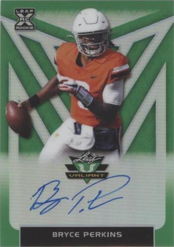 2020 Leaf Valiant Bryce Perkins #BA-BP1