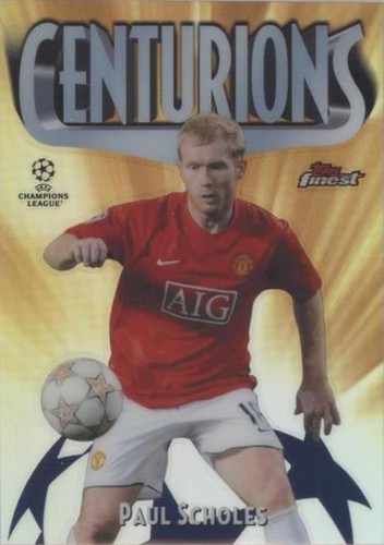 2021-22 Topps Finest UCL Paul Scholes #TC-5