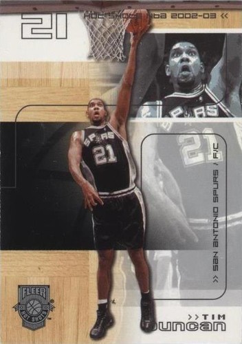 2002-03 Fleer Hot Shots - Tim Duncan #69