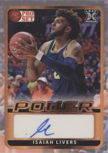 2021-22 Leaf Pro Set Power - Isaiah Livers #BA-IL1