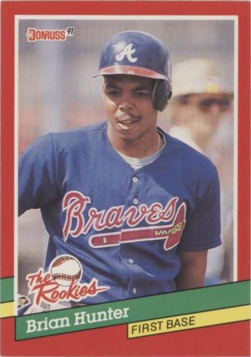 1991 Donruss дебютанты - Брайан Хантер #9