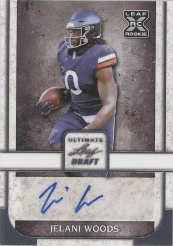 2022 Leaf Ultimate Draft Jelani Woods #BA-JW3