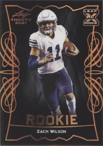 2021 Leaf Trinity Box Black Zach Wilson #RB-02