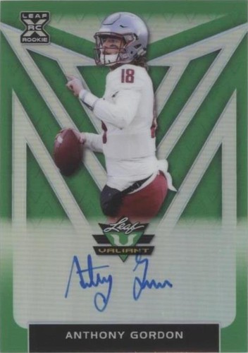 2020 Leaf Valiant Anthony Gordon #BA-AG1
