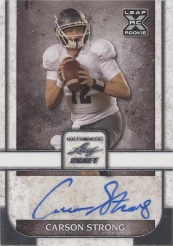 2022 Leaf Ultimate Draft Carson Strong #BA-CS1