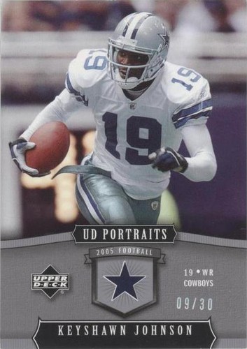 2005 Upper Deck Portraits Keyshawn Johnson #24